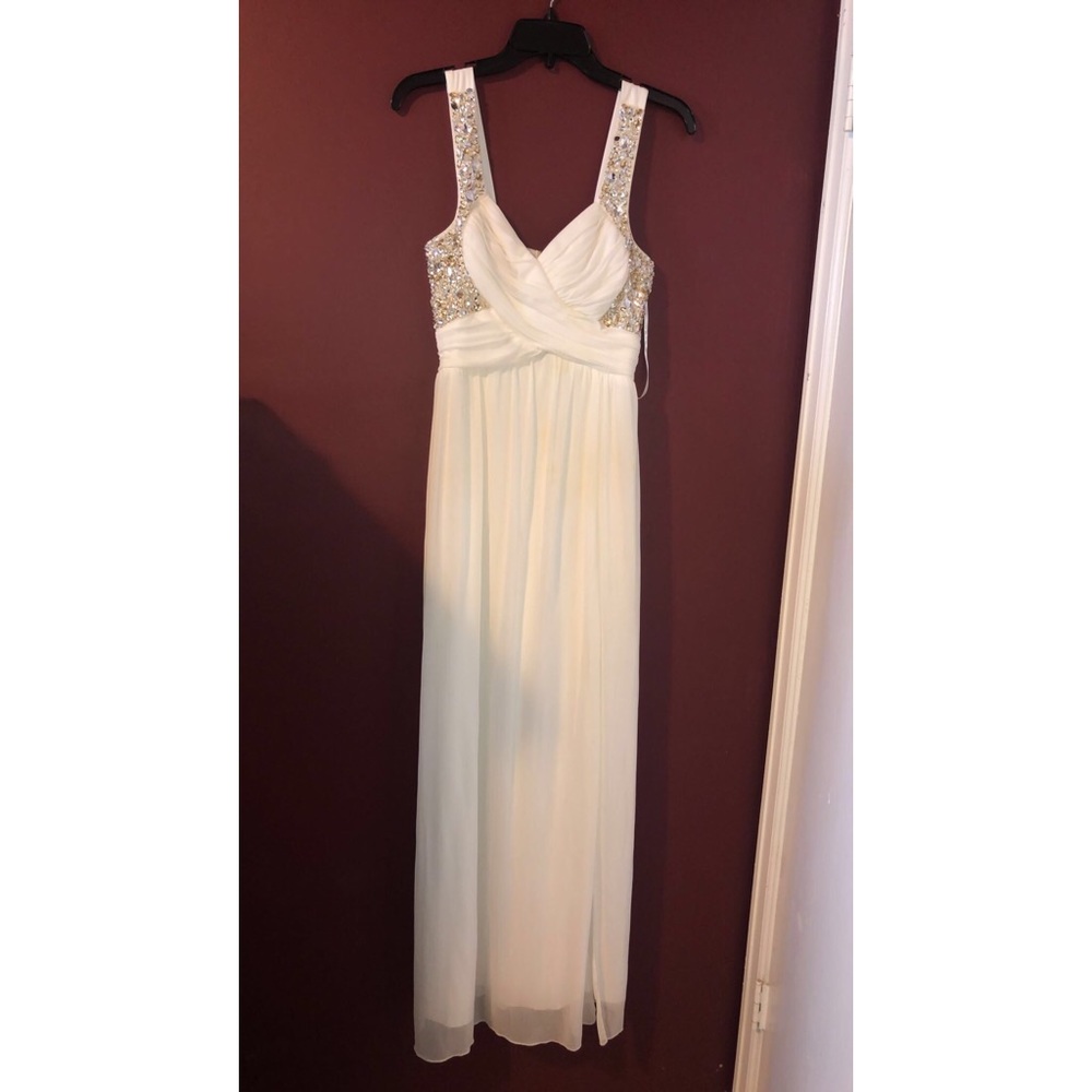 White long dress